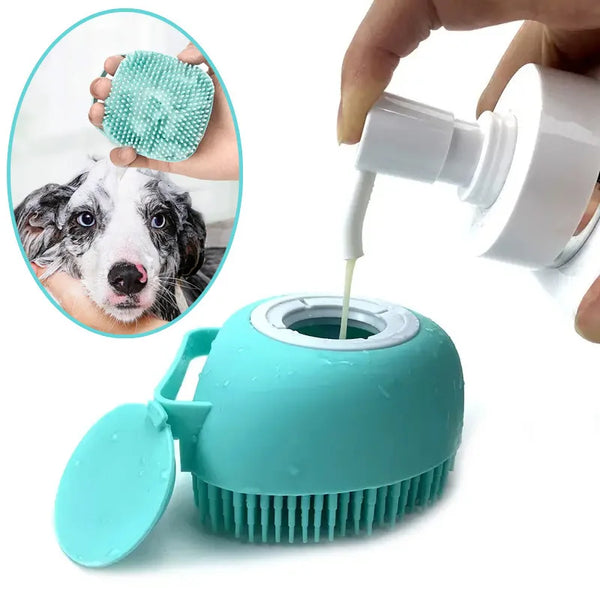 QuickClean Pet Bath Massage Glove