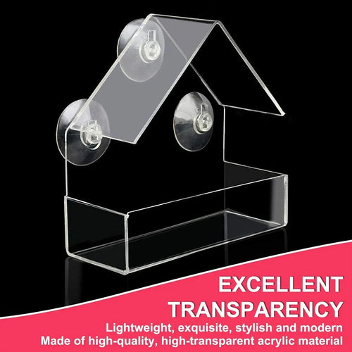 Clear Window Bird Feeder
