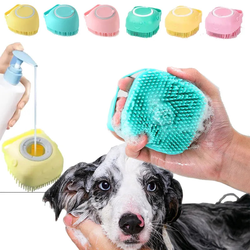 QuickClean Pet Bath Massage Glove